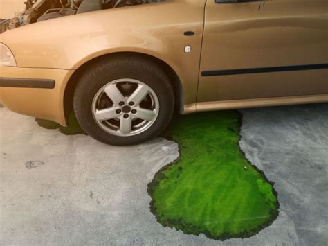 what is green fluid in a car|Identify Car Fluid Leaks: A Color